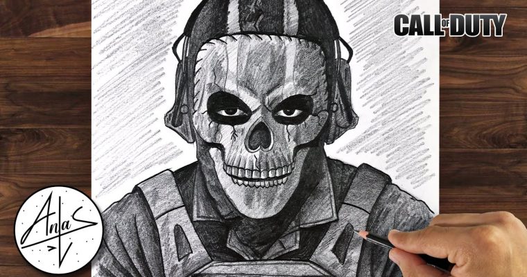 איך לצייר את רוח הרפאים מCall of Duty