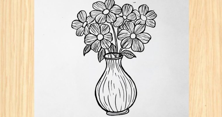 🌼 איך לצייר פרחים באגרטל