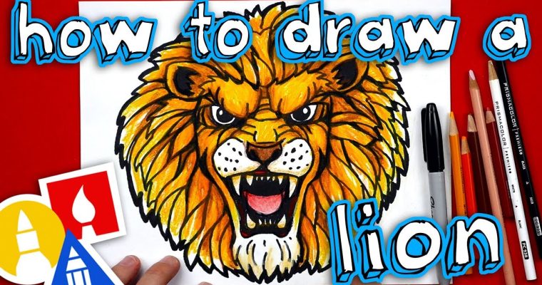 🦁 איך מציירים אריה 🦁