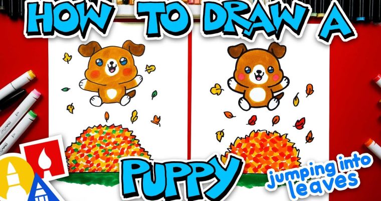 🐶איך לצייר כלבלב צעד אחר צעד 🐶
